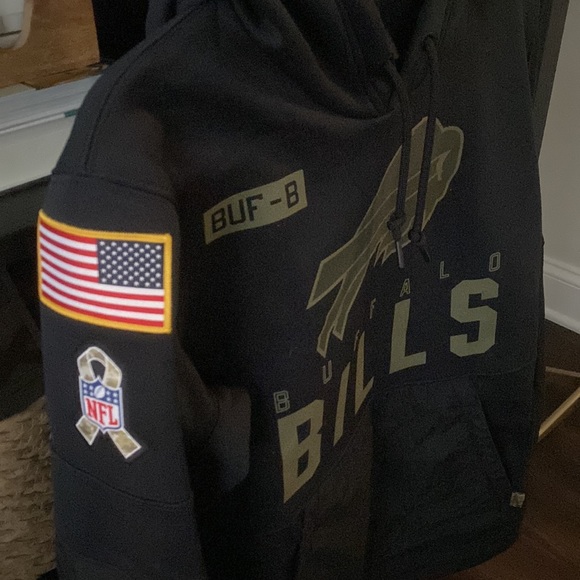 Buffalo Bills Sideline Salute to Service Nike Hoodie - Picture 3 of 7